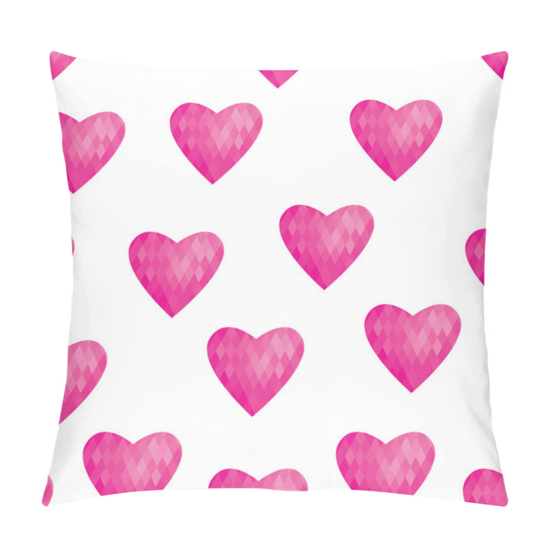 Personality  Abstract Background Hearts Love Pillow Covers