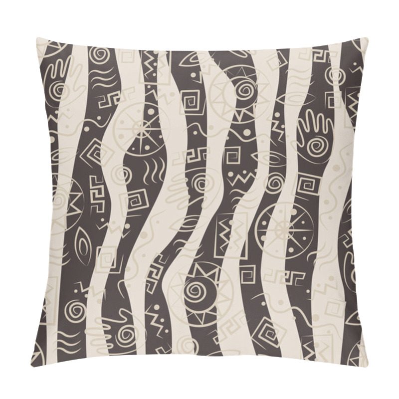 Personality  African Style Seamless Pattern Pillow Covers