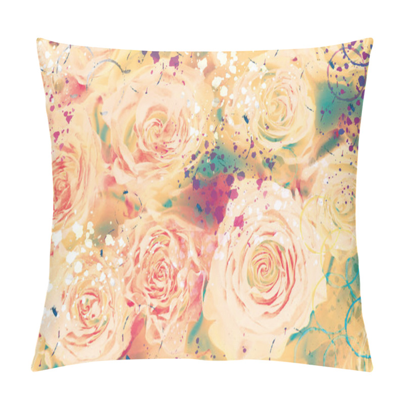 Personality  Floral Background Pillow Covers