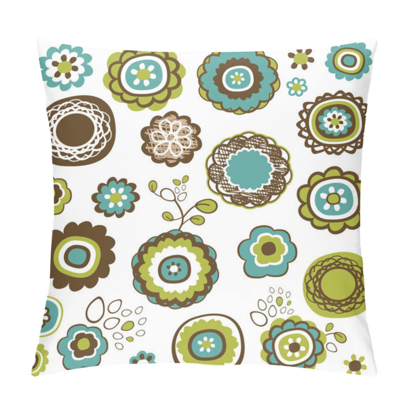 Personality  Doodle Flowers Set Pillow Covers