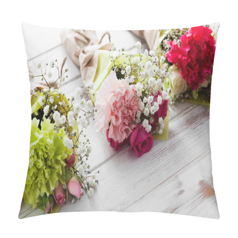 Personality  Mini Bouquets With Roses Pillow Covers