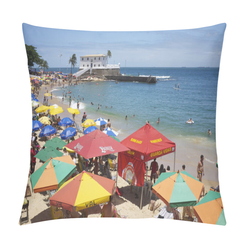 Personality  Porto Da Barra Beach Salvador Bahia Brazil Pillow Covers