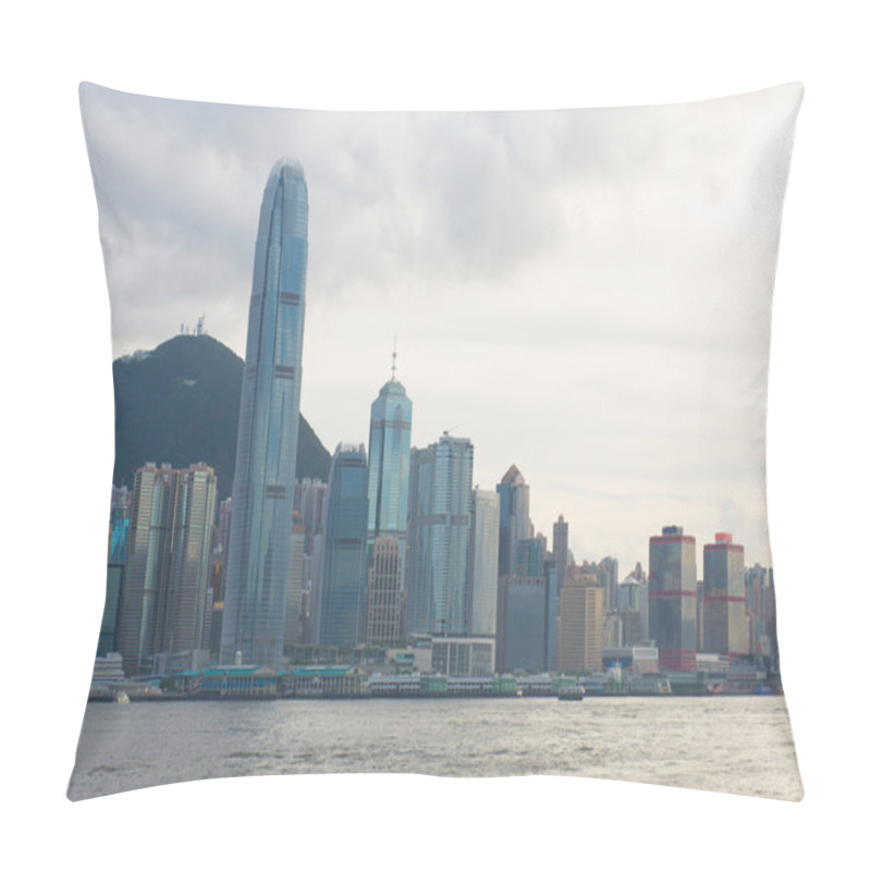 Personality  Hong Kong Business Center Pillow Covers