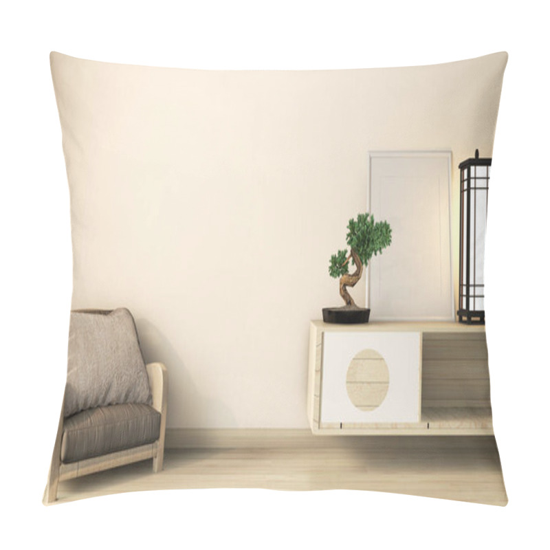 Personality  Big Ryokan, Room Interior Design Zen Japanese Style And Wooden R Pillow Covers