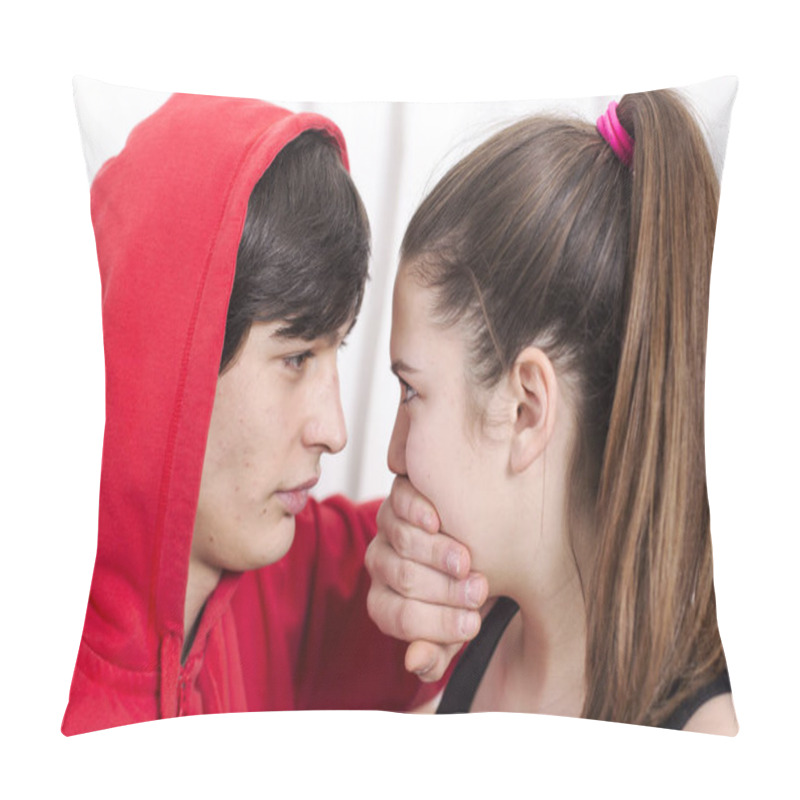 Personality  Violence among teenagers pillow covers