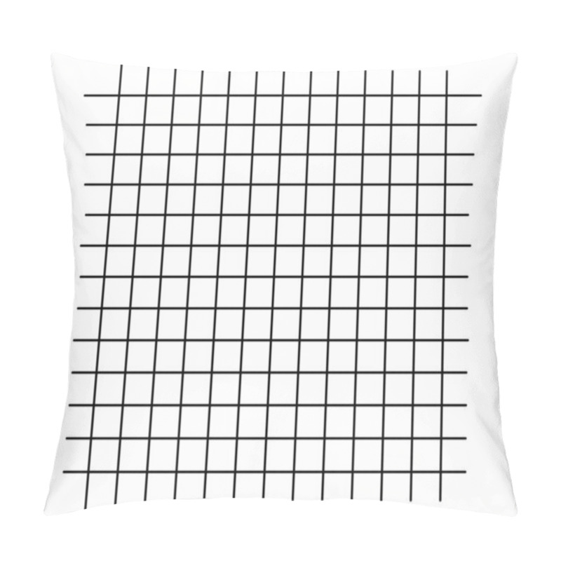 Personality  Irregular, Random Intersecting Lines Abstract Grid, Mesh, Grate And Trellis Pattern, Texture. Geometric Vector Artwork - Stock Vector Illustration, Clip-art Graphics Pillow Covers