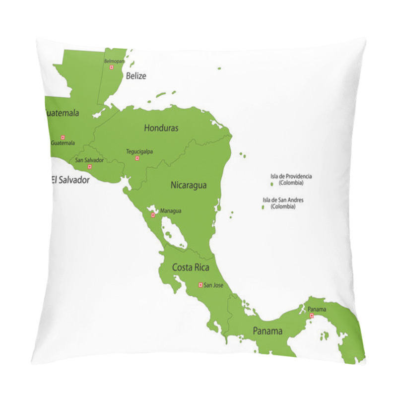 Personality  Green Central America Pillow Covers