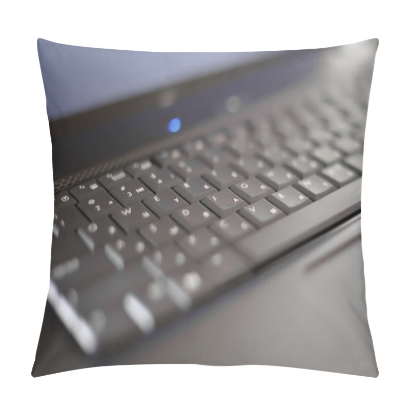 Personality  Close-up Laptop With Shallow DOF Pillow Covers