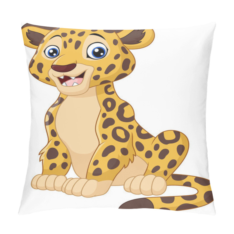 Personality  Cute Leopard Cartoon Pillow Covers