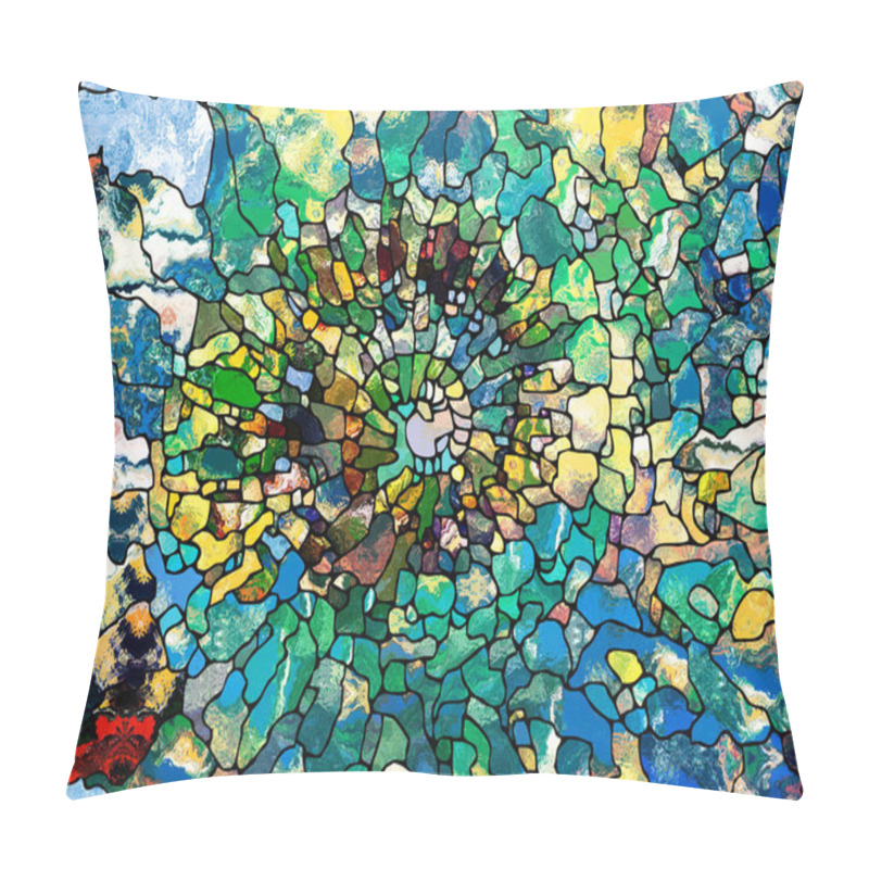 Personality  Virtual Leaded Glass Pillow Covers