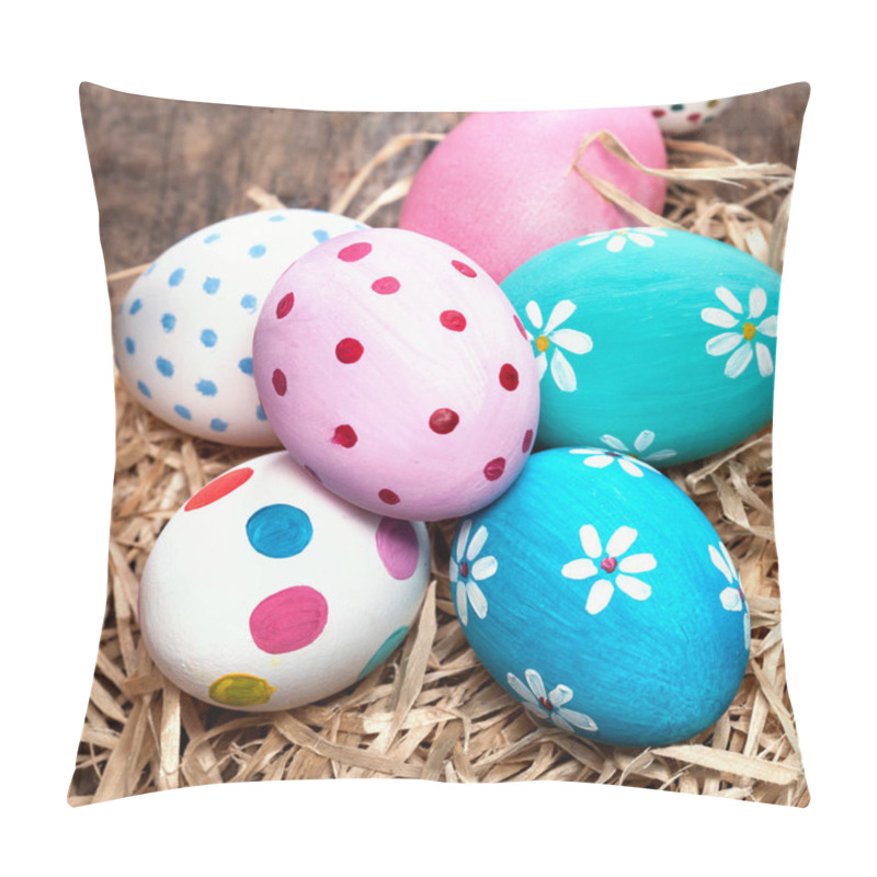 Personality  Easter Eggs In Nest  Pillow Covers