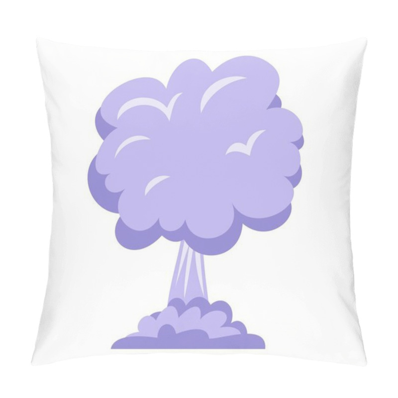 Personality  Boom Explosion Vector Illustration. Pillow Covers