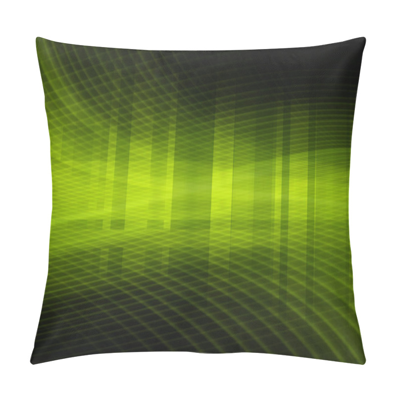 Personality  Green Futuristic Background Pillow Covers