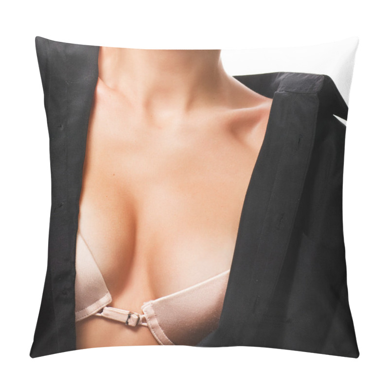 Personality  Closeup Of Female Bra Pillow Covers