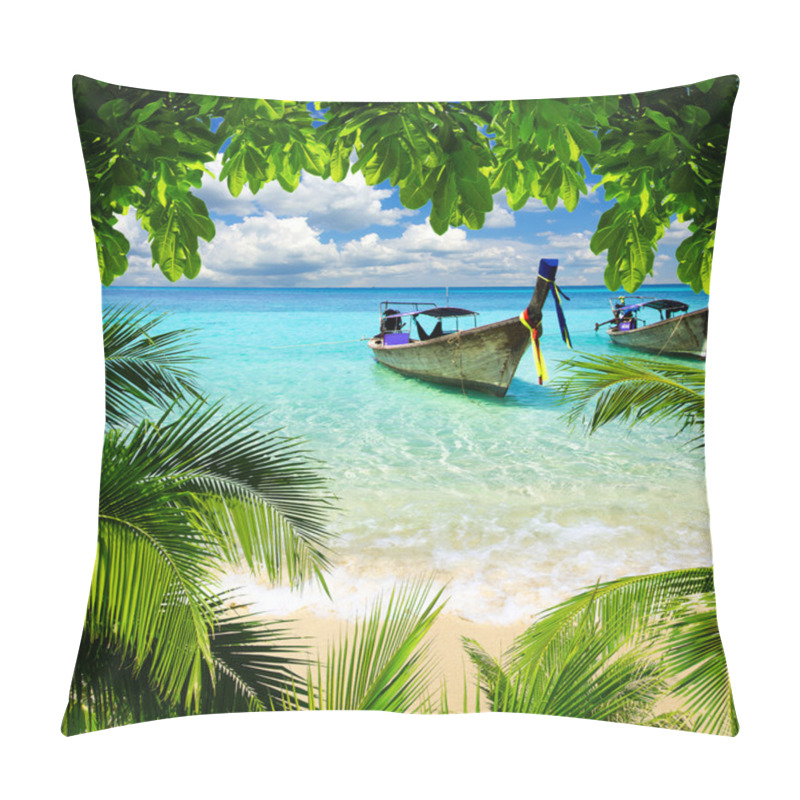 Personality  Beach And Tropical Sea Pillow Covers