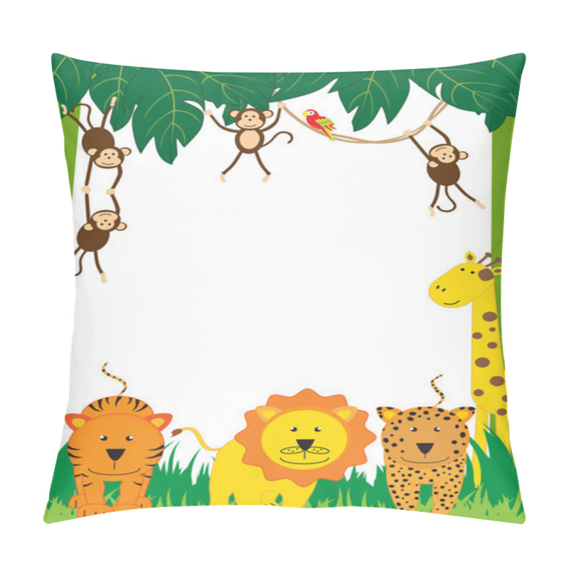 Personality  Animal Frame Pillow Covers