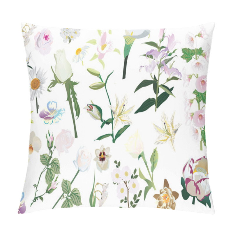 Personality  Light Flowers Large Collection Pillow Covers