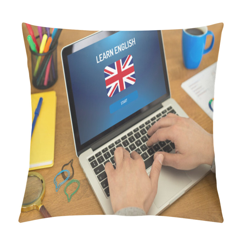 Personality  Chart With Keywords And Icons On Screen Pillow Covers