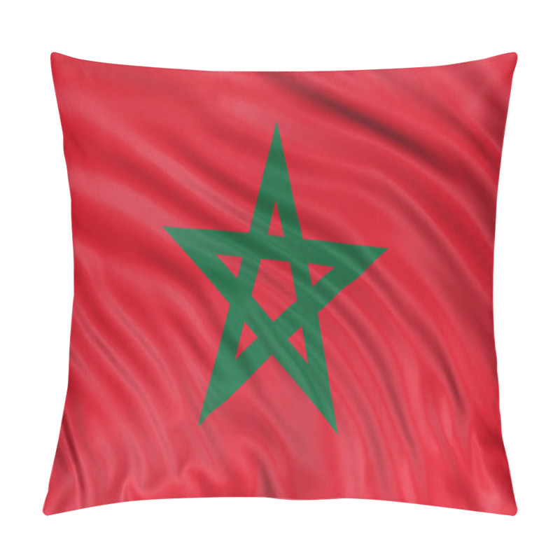 Personality  Flag Of Morocco Pillow Covers