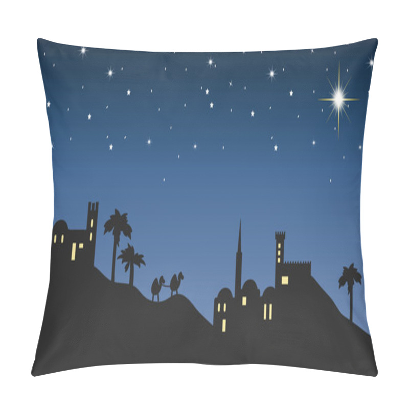 Personality  Background Night Bethlehem Pillow Covers