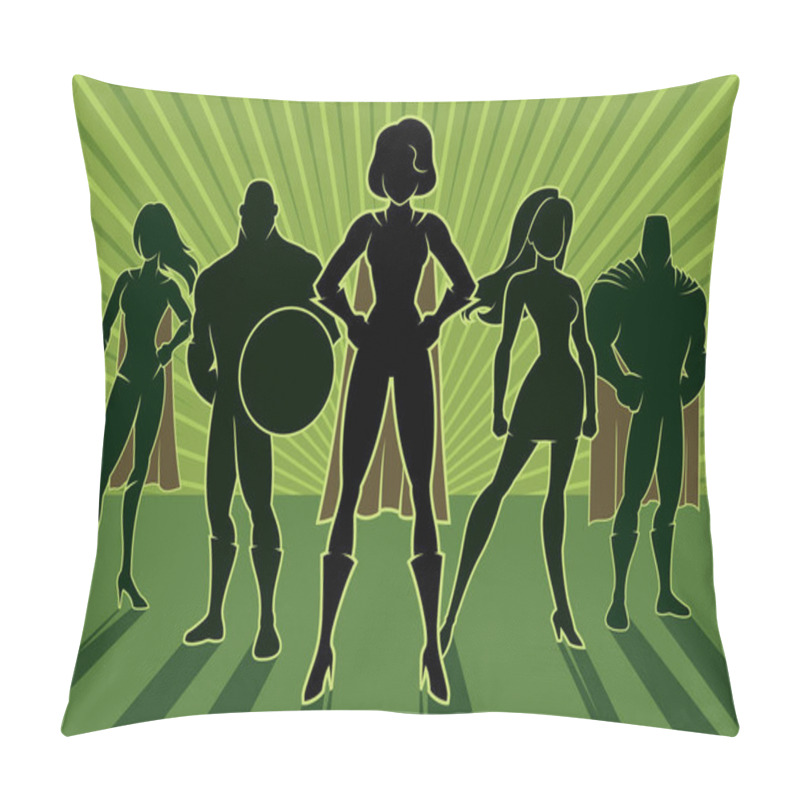 Personality  Superhero Team 3 Pillow Covers