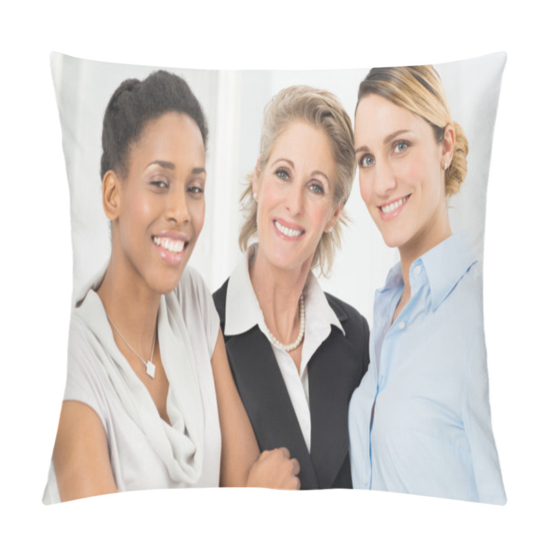 Personality  Group Of Happy Businesswomen Only Pillow Covers