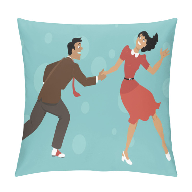 Personality  Dancing Lindy Hop Pillow Covers