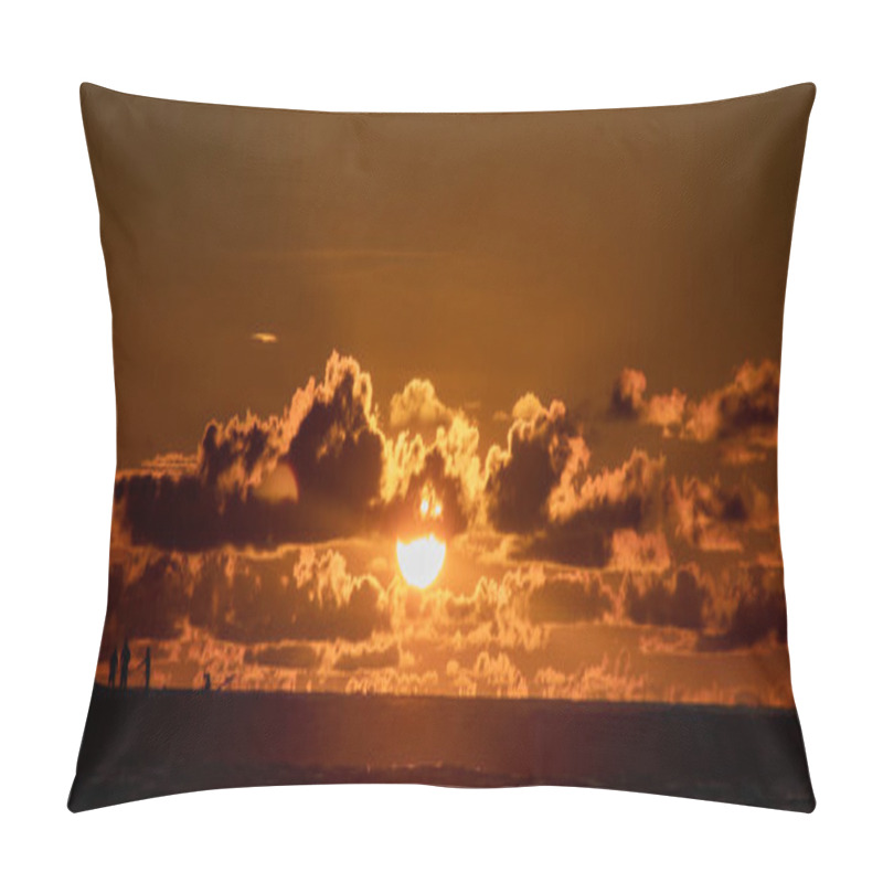 Personality  Sunrise In A Beach  Pillow Covers