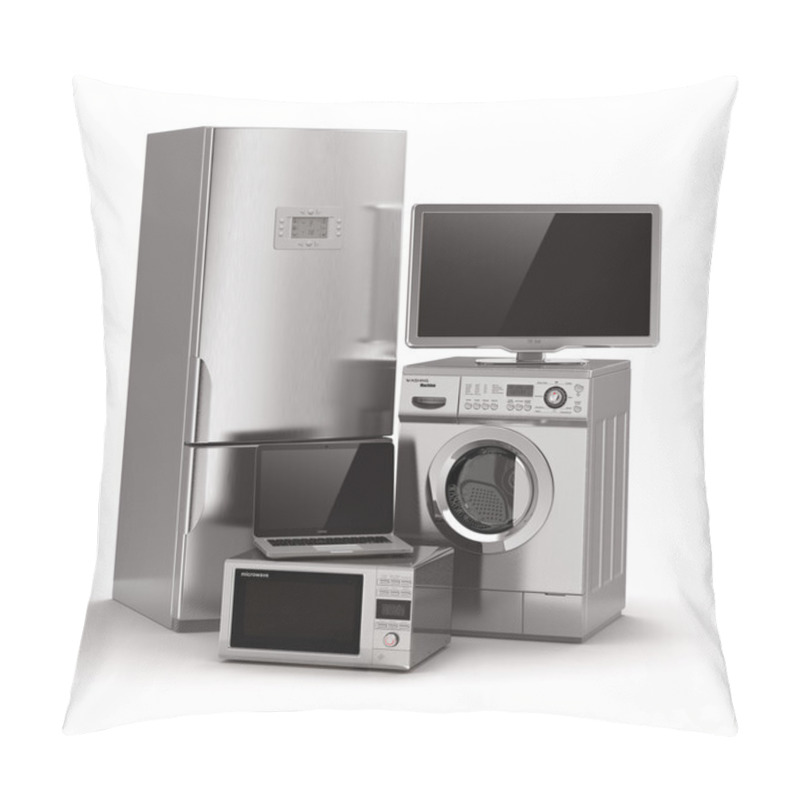 Personality  Home Appliances. Tv, Refrigerator, Microwave, Laptop And Washin Pillow Covers