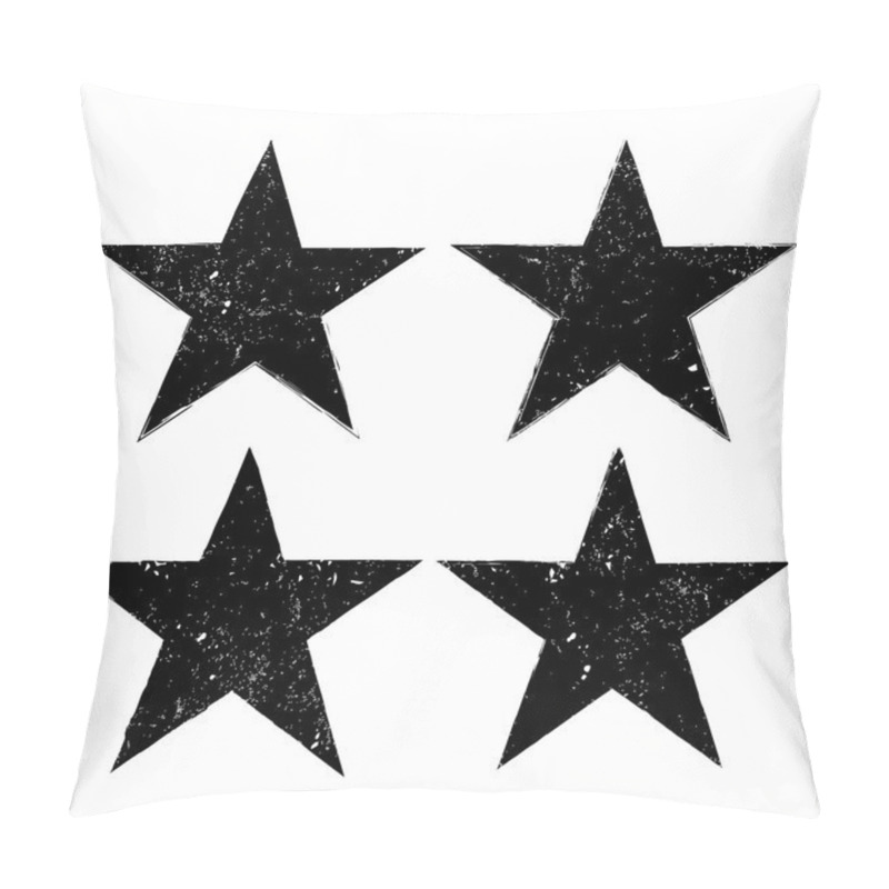 Personality  Vector Grunge Stars Pillow Covers