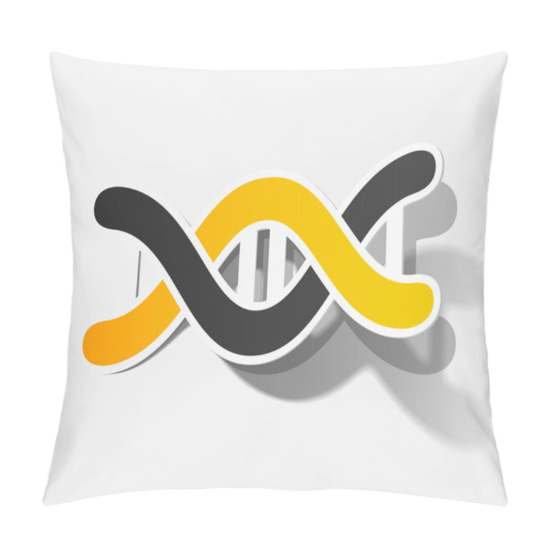 Personality  Molecule In The Form Of A Sticker Pillow Covers