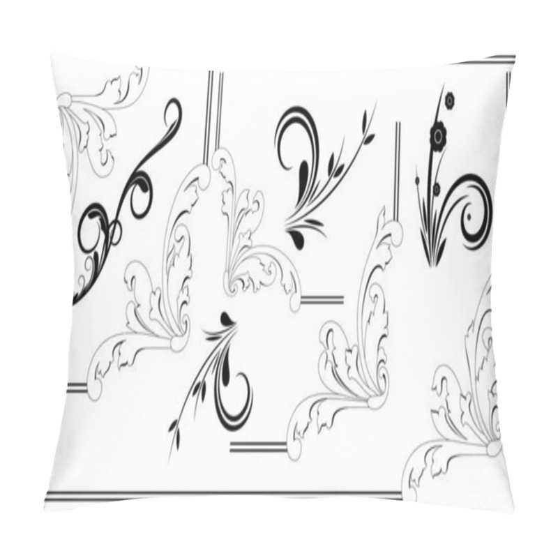 Personality  Rococo Element Frame Designs Pillow Covers