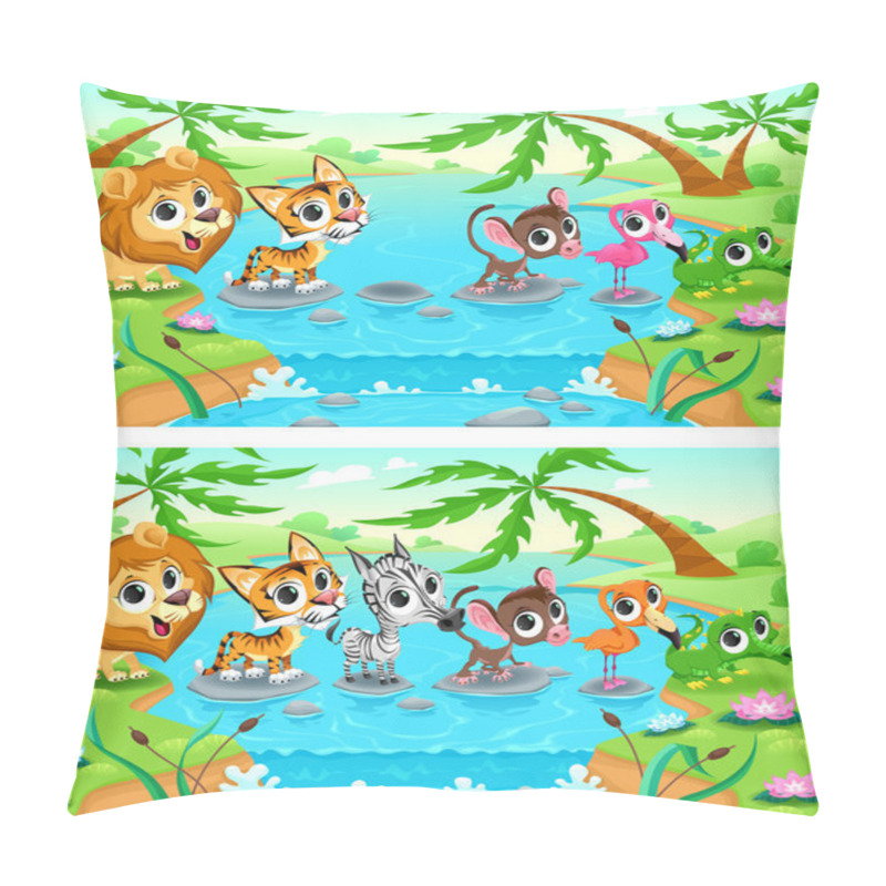 Personality  Spot The Differences Pillow Covers