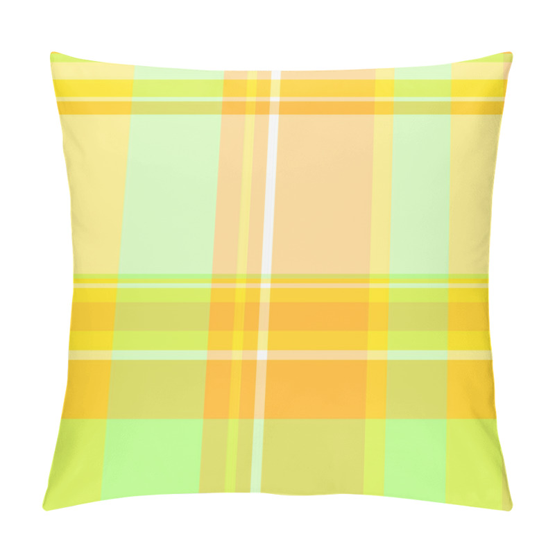 Personality  Vibrant Pastel Plaid Pattern In Cheerful Yellow And Green Hues. Ideal For Textile Design, Website Backgrounds, Or Springthemed Projects. Pillow Covers