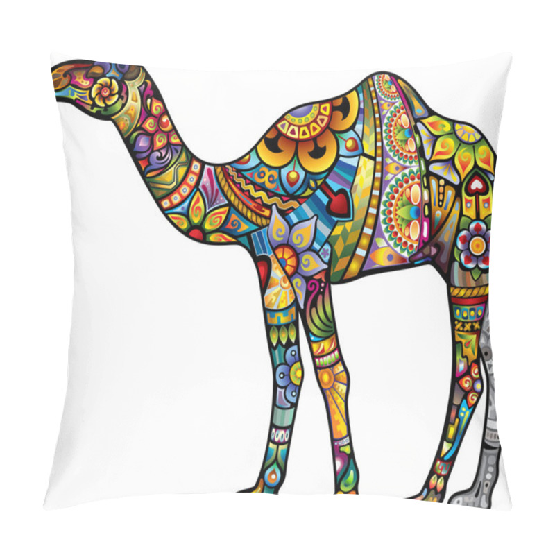 Personality  Cheerful Camel. Pillow Covers