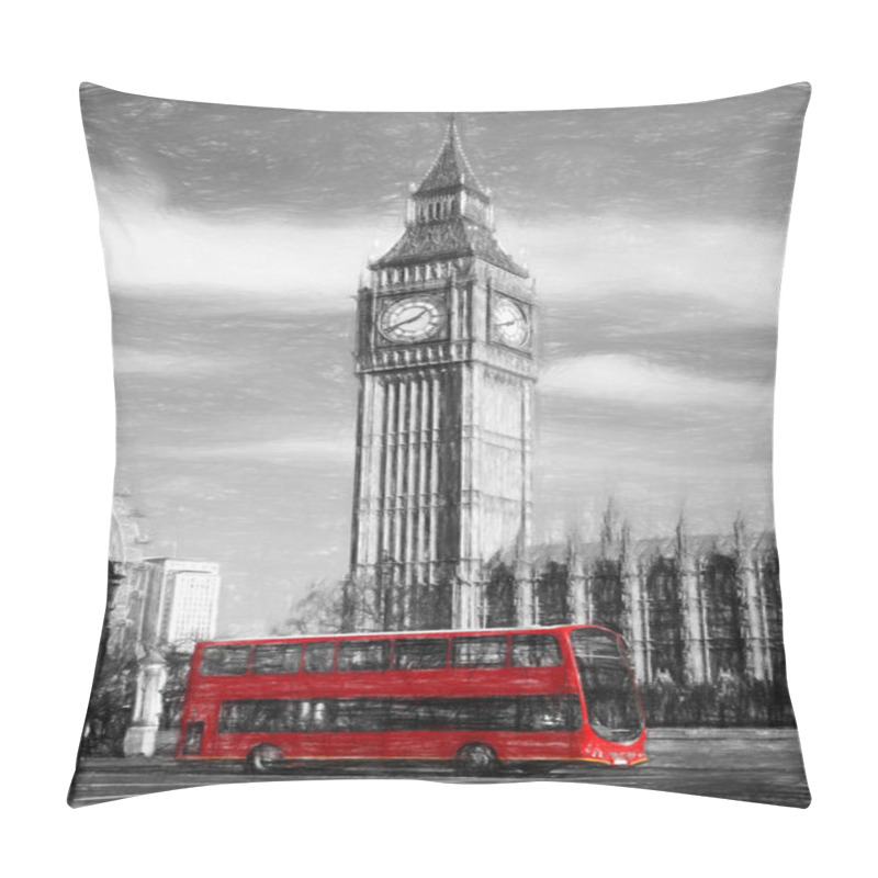 Personality  Big Ben In London, England, United Kingdom, ARTWORK STYLE Pillow Covers