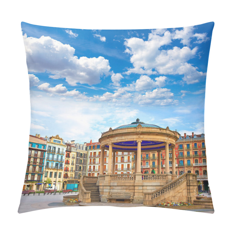 Personality  Pamplona Navarra Spain Plaza Del Castillo Square Pillow Covers