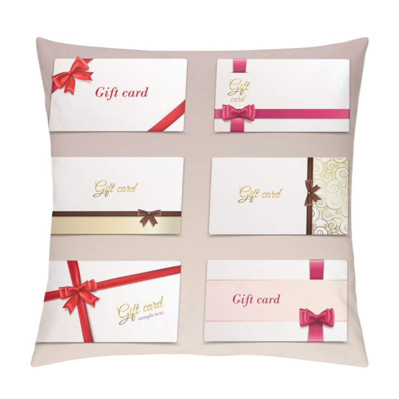 Personality  Gift Cards Set Pillow Covers