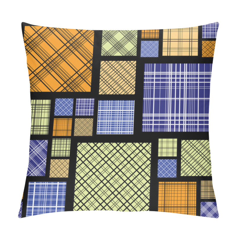 Personality  Abstract Seamless Pattern. Linear Style. Pillow Covers