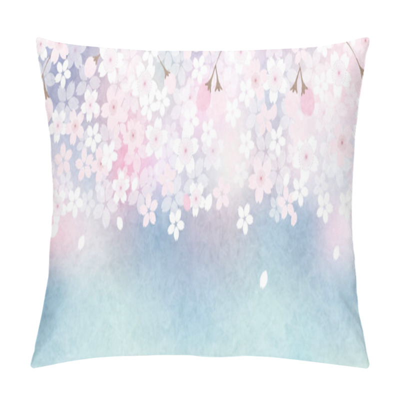 Personality  Cherry Tree Spring Flower Background Pillow Covers