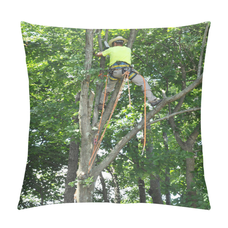 Personality  Tree Trimmer Pillow Covers