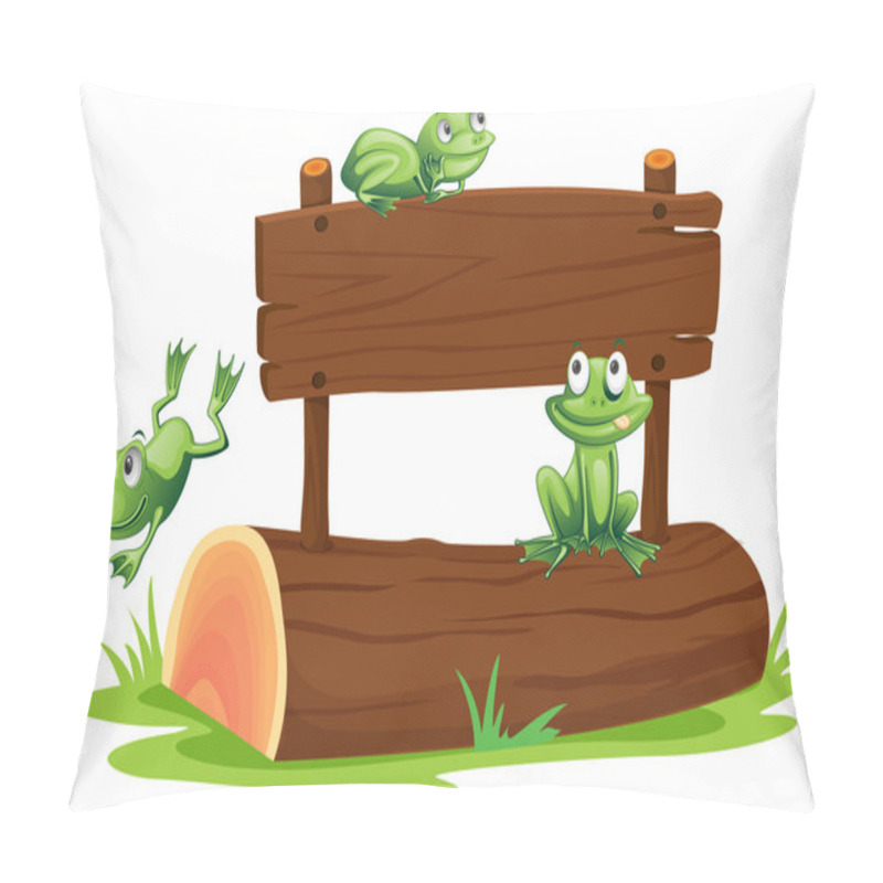 Personality  Sign With Frog Pillow Covers