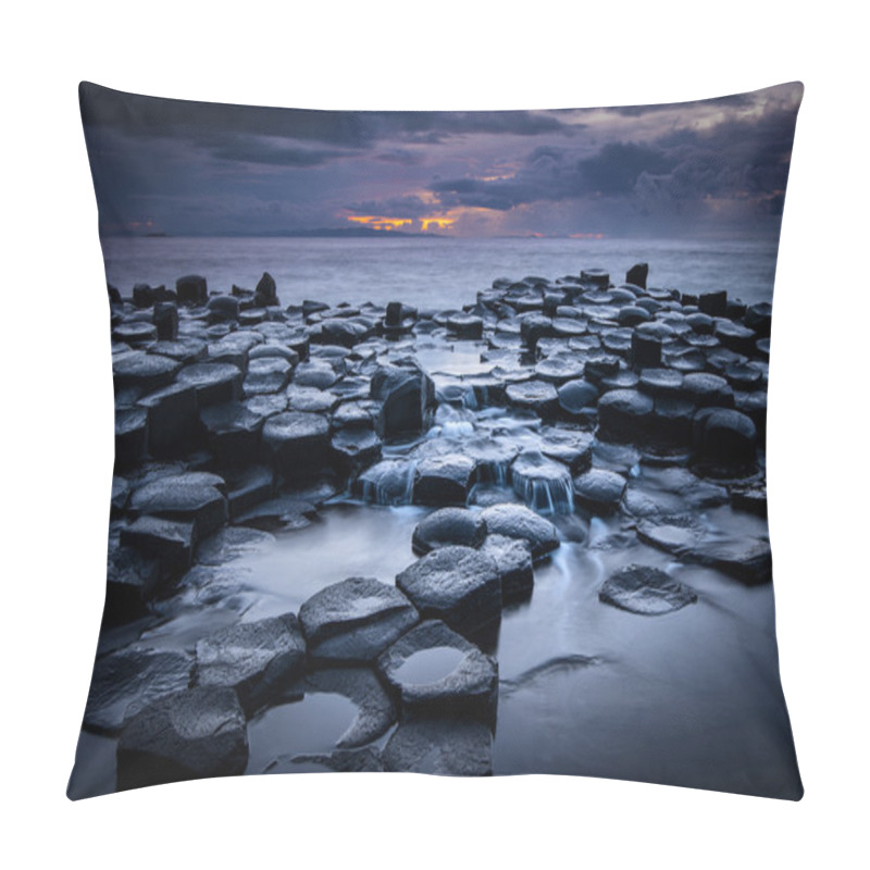 Personality  Giant's Causeway After Sunset Pillow Covers