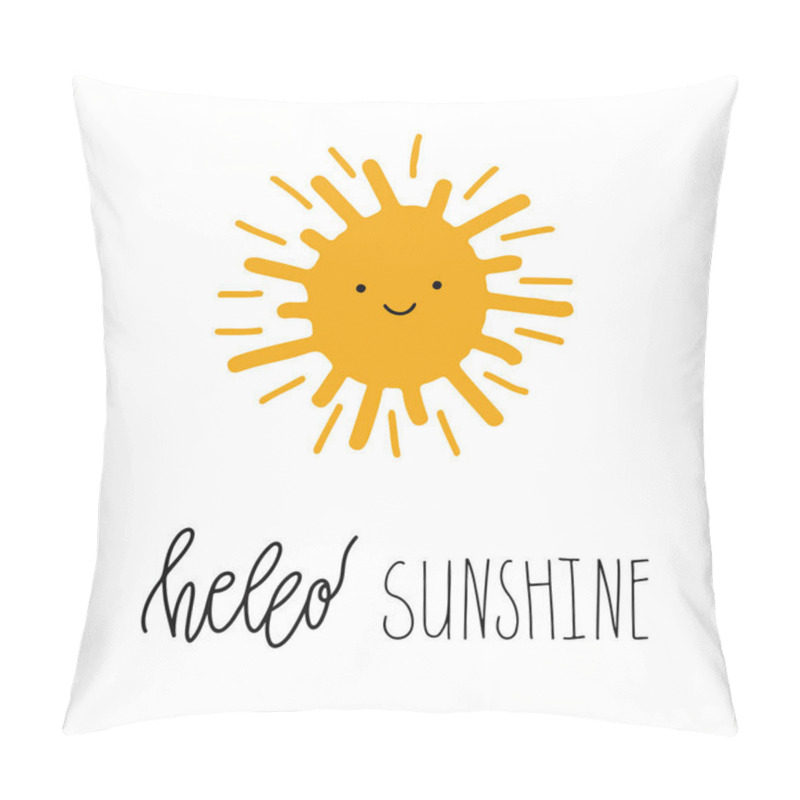 Personality  Be Shine Vector Illustration. Fun Quote. Pillow Covers