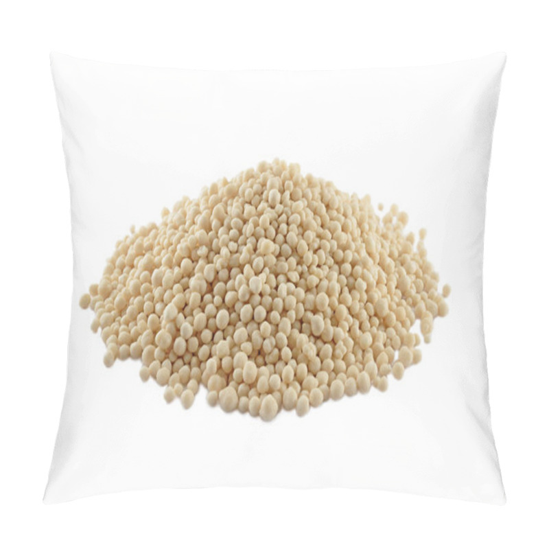 Personality  Heap Of Composite Mineral Fertilizers, Isolated On White Pillow Covers