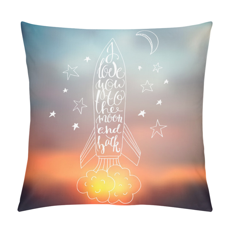 Personality  I Love You To The Moon And Back Pillow Covers