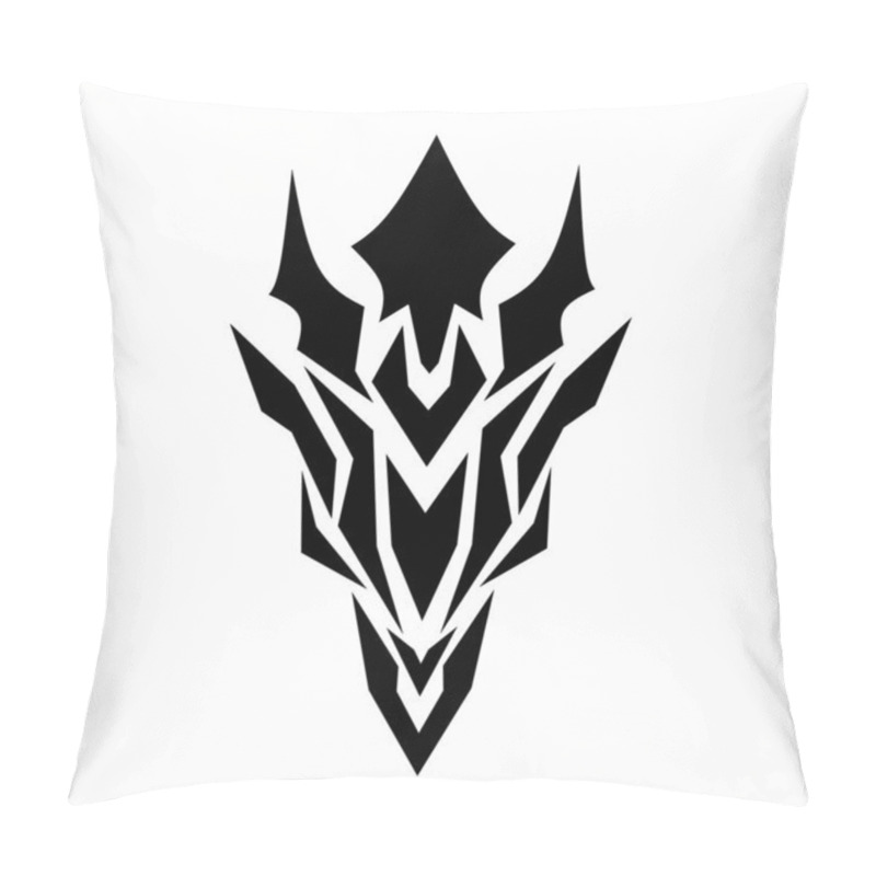 Personality  Illustration Vector Graphic Of Tribal Art Design Abstract Sci Fi Elements Pillow Covers