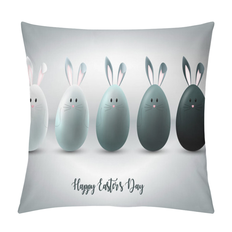 Personality  Happy Easter Bunnies Pillow Covers