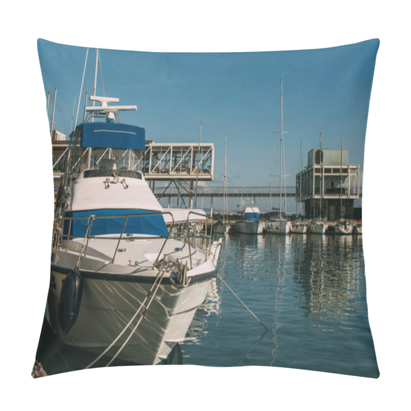 Personality  Sunshine On Ships In Blue Mediterranean Sea Pillow Covers