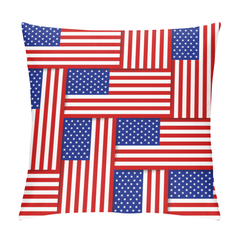 Personality  American Seamless Pattern Pillow Covers